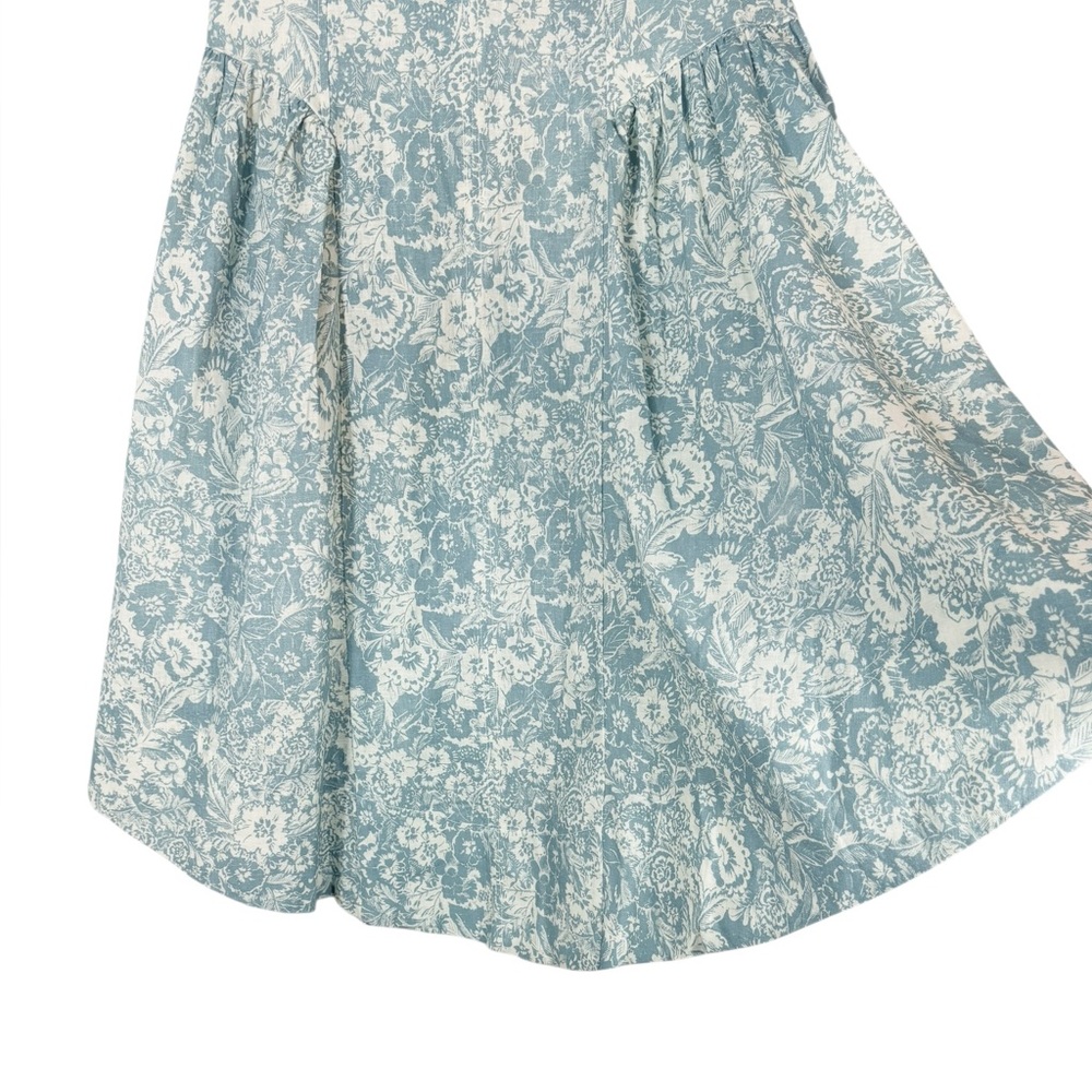 Anthropologie Blue Floral Linen Midi Skirt 14
NWT - Picture 7 of 13